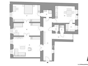 Prodej bytu 3+1, Praha - Malá Strana, Mělnická, 139 m2