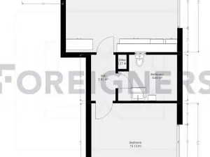 Pronájem bytu 2+kk, Praha - Libeň, Na Okrouhlíku, 52 m2