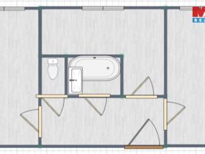 Pronájem bytu 2+1, Rychnov nad Kněžnou, Palackého, 51 m2