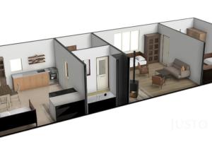 Prodej rodinného domu, Dobev - Nová Dobev, 64 m2