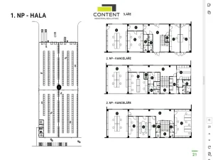 Pronájem výrobních prostor, Zlín, Rybníky VII, 1000 m2