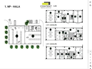 Pronájem výrobních prostor, Zlín, Rybníky VII, 1000 m2