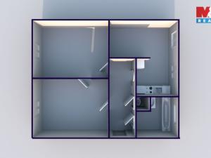 Prodej bytu 2+1, Ryžoviště, Tovární, 58 m2