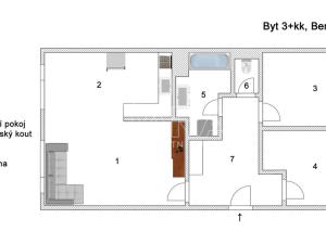 Pronájem bytu 3+kk, Beroun - Beroun-Město, Na Parkáně, 66 m2