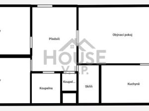 Prodej bytu 3+1, Praha - Čakovice, Ke stadionu, 78 m2