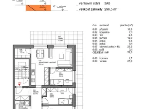 Prodej bytu 4+kk, Písek, Dolní, 76 m2