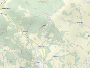 Dražba lesa, Zubrnice, 815 m2