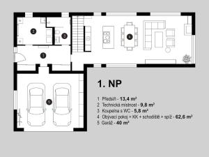 Prodej rodinného domu, Vysoký Újezd - Kuchař, U Sadaře, 199 m2