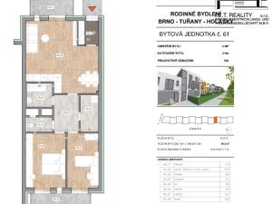 Prodej bytu 3+kk, Brno - Holásky, 87 m2