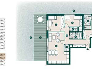 Prodej bytu 4+kk, Praha - Troja, Pod Hrachovkou, 116 m2