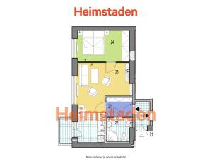 Pronájem bytu 2+kk, Karviná - Nové Město, Gabriely Preissové, 39 m2