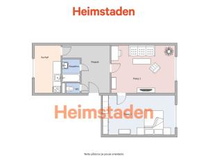 Pronájem bytu 2+1, Havířov - Město, Erbenova, 56 m2