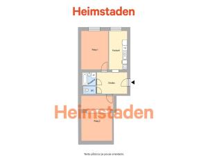 Pronájem bytu 2+1, Ostrava - Poruba, Budovatelská, 60 m2