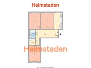Pronájem bytu 3+1, Ostrava - Poruba, Matěje Kopeckého, 76 m2