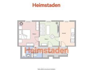 Pronájem bytu 2+1, Ostrava - Poruba, Havanská, 54 m2