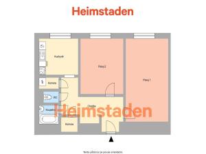 Pronájem bytu 2+1, Ostrava - Poruba, Hlavní třída, 61 m2