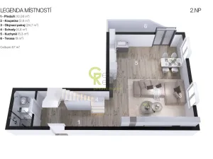 Prodej bytu 3+kk, Praha - Michle, Ve vilách, 108 m2