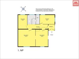 Pronájem kanceláře, Olomouc - Holice, Hamerská, 126 m2