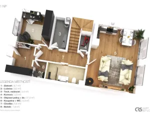 Prodej rodinného domu, Kladno - Švermov, Jana Opletala, 125 m2