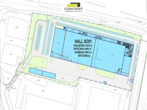 Pronájem výrobních prostor, Plzeň - Skvrňany, U Nové Hospody, 3820 m2