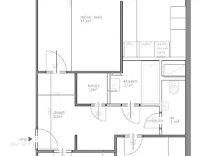Prodej bytu 3+1, Praha - Střížkov, Žandovská, 67 m2