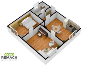 Pronájem bytu 2+kk, Kuks, 70 m2