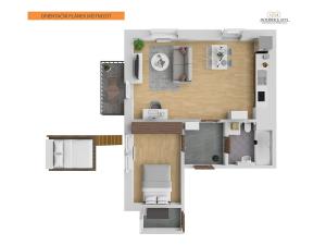 Pronájem bytu 2+kk, Praha, Bohdanečská, 47 m2