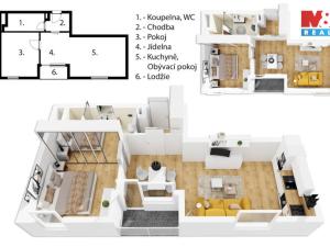 Prodej bytu 2+kk, Černý Důl, 42 m2