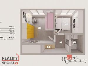 Prodej bytu 3+kk, Polerady, 77 m2