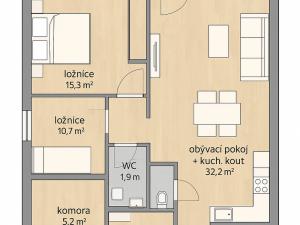 Prodej bytu 3+kk, Praha, Elišky Přemyslovny, 83 m2