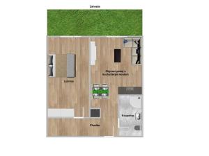 Pronájem bytu 2+kk, Janovice nad Úhlavou, Rozvojová zóna, 46 m2