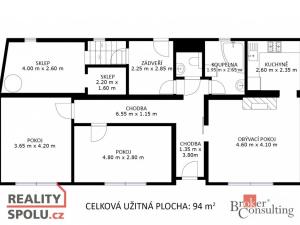 Prodej rodinného domu, Tvarožná Lhota, 94 m2