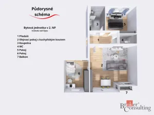 Prodej bytu 3+kk, Svoboda nad Úpou, Maršovská, 79 m2