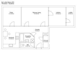 Prodej bytu 3+1, Pardubice, Luďka Matury, 65 m2