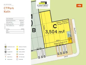 Pronájem výrobních prostor, Ovčáry, 3504 m2