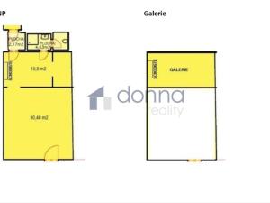 Pronájem obchodního prostoru, Praha, Šaldova, 57 m2