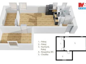 Prodej bytu 2+1, Suchdol nad Odrou, Malá strana, 62 m2