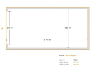 Prodej garáže, Brno, Krajní, 16 m2