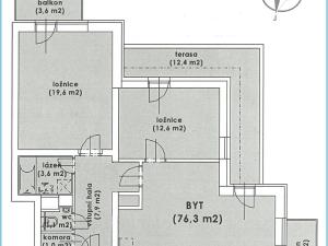 Prodej bytu 3+kk, Jesenice, Cedrová, 95 m2