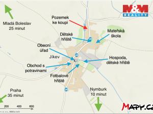 Prodej pozemku pro bydlení, Jíkev, 885 m2