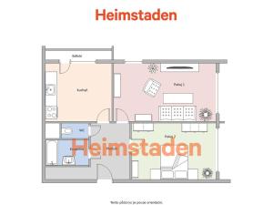 Pronájem bytu 2+1, Ostrava - Poruba, náměstí Václava Vacka, 62 m2