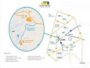 Pronájem skladu, Cheb, Podhradská, 5000 m2