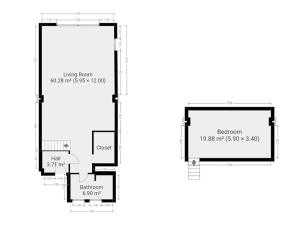 Pronájem bytu 2+kk, Praha - Michle, Novobohdalecká, 74 m2