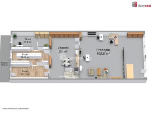 Prodej obchodního prostoru, Ústí nad Labem - Ústí nad Labem-centrum, SNP, 191 m2