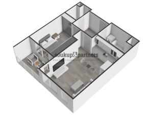 Prodej bytu 2+kk, Praha - Ruzyně, Stočesova, 54 m2