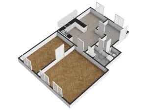Pronájem bytu 3+kk, Praha - Holešovice, Dukelských hrdinů, 90 m2