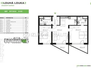 Pronájem bytu 3+kk, České Budějovice - České Budějovice 2, Volejbalistů, 79 m2
