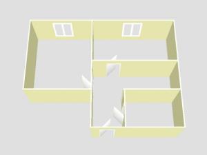 Pronájem bytu 1+1, České Velenice, Sídliště na Sadech, 38 m2