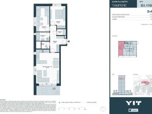 Prodej bytu 3+kk, Praha - Hloubětín, Waltariho, 75 m2