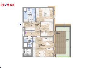 Prodej bytu 3+kk, Zlín, Tyršovo nábřeží, 73 m2